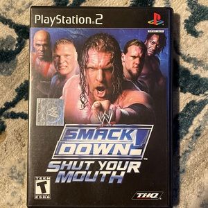 WWE smack Down shut your month for PS2